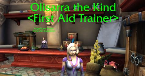 When you get to I think heavy mageweave and reach a certain level, you can train <b>Artisan</b>, which requires that. . Artisan first aid wow classic